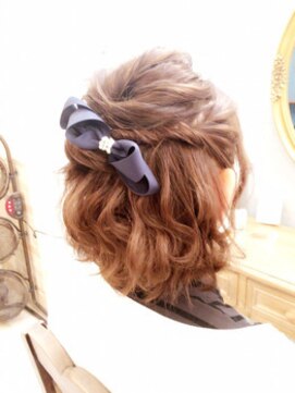ヘアメイクアンドセットサロン リッコ(Hair make&set salon Ricco) Ricco ハーフアップ