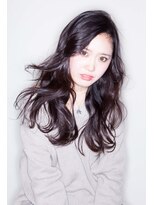 エール(a:le)&nbsp;ブルーブラックかきあげバング