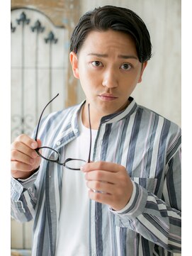 モッズヘア メン 上尾東口店(mod's hair men) ≪mod's men≫トレンド!七三ウェットショートb