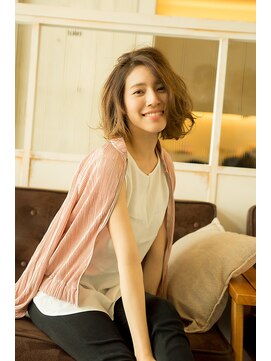 ナオシ トレス 富雄店(nao*c tres) 【奈良/富雄nao*c tres】大人かわいい小顔☆ナチュラルボブ