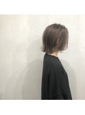 N/92co. 外ハネボブ×アッシュベージュ