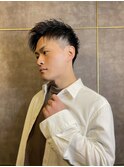ビジネス×ツーブロック<理容室>立川/美容院/美容室/床屋/メンズ