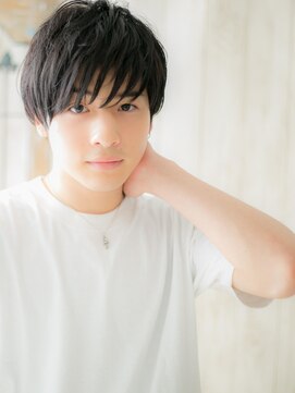 メンズヘア ビーセカンド 草加店(MENS HAIR B-2) 好感度大！王道黒髪マッシュショートJ