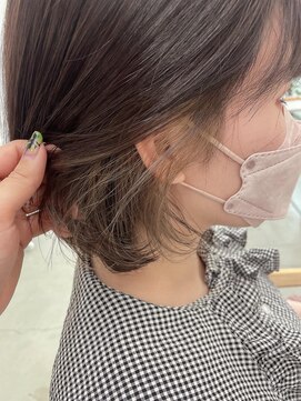 リル(re'll) 《花屋併設》ナチュラルインナー［酸性ストレート/ヘアセット]