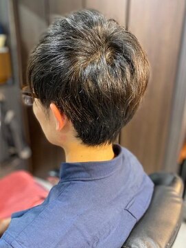 バーバーバー 四谷(BARBER-BAR) ツーセクションマッシュレイヤースタイル