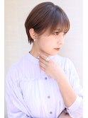 20代30代40代50代小顔似合わせグレーベージュショートボブ
