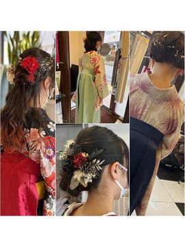 ユニゾン バイ ヤマザキ(Total Salon Unison by YAMAZAKI) 卒業式着付×ヘアセット