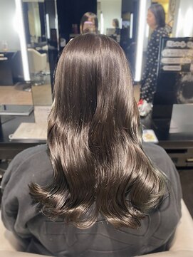 アンドバイモードケイズ (and by MODE K's) ブリーチなしカラー/オリーブグレージュ