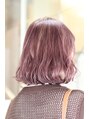 ラファンジュ ヘアー(Rohange hair) ブリーチオンカラーでピンクベージュ!