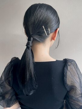 リヤン 表参道(lyann) 夏シルキーベージュタイトヘアアレンジaa