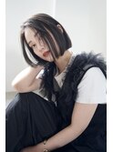 クラッシーボブ*切りっぱなしボブ*ミニボブ*前髪なしボブ*ボブ