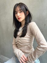 オーウェル 銀座(Owelle)&nbsp;銀座　cheri 顔周りレイヤー×ナチュラルダークブラウン