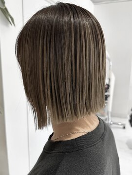 スティロ(stylo) ハイライトカラーグレージュベージュケアブリーチダブルカラー