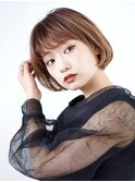 オリーブベージュ/ウェットヘア/ショートヘア/30代/40代/50代