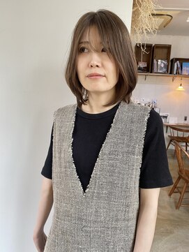 ヘアーアイストゥーレ(HAIR ICI TRE) 大人ガーリー大人美人透明感髪質改善ニュアンスカラー