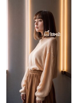 キラク(kirak) ミディアムボブ