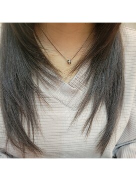 ココラー(COCOlar) 縮毛矯正+イルミナカラー全体に