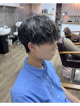 オムファミーユラグ(homme, famille raugh) 縦落ち緩めツイストスパイラル