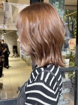アイフィール アヴェダ 瑞江店(i feel AVEDA)&nbsp;【藤田】ブリーチなしミルクティーカラー×外ハネミディアム