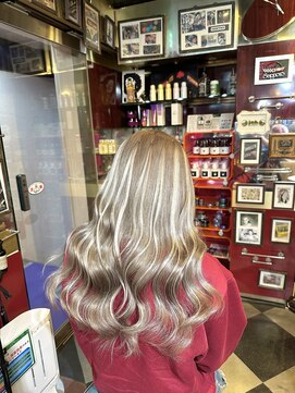 グリッツ (GLITZ) ミルクティーベージュ ハイライトエクステ10本