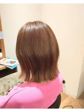 ボヌールヘアー(BONHEUR hair) 切りっぱなしくびれボブ