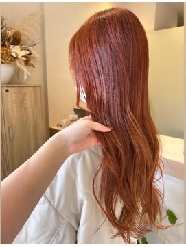 ミリィ 四日市(mily) ブリーチなしキャロットオレンジ@中村