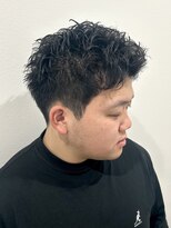 ヒュイル バイ ニアウ(Hwyl by Niau) ボックスショートメンズカットショートスタイルカラーパーマ