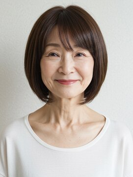アイスタイル 藤三陽光台店(I STYLE) 70代にオススメ★上品ナチュラルショートボブ