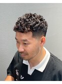 テーパーフェード×ラフクロップ