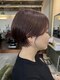 ジル ヘアデザイン ナンバ(JILL Hair Design NAMBA)の写真/【なんば駅2分】毛量/輪郭/骨格を見極めるカット◇ショートでもボーイッシュすぎない、色っぽい仕上がり。