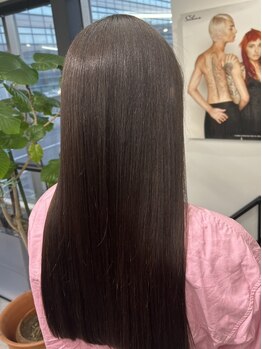 フュージョンサカエ(FUSION SAKAE)の写真/【本格髪質改善☆】不自然過ぎない、ナチュラルな仕上がりが人気の秘密…♪うるツヤ美髪が叶うサロン＊