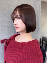 ロンド 表参道店(Lond)&nbsp;イメチェン外ハネボブ美髪ワイドバングレイヤー髪質改善縮毛矯正