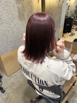 コモン(common) ワインレッドカラー