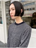大人ボブシアーカラーマッシュショート20代30代40代