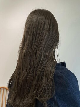 ニール シトロン 名古屋 伏見 丸の内(NEELU citron) 【NEELU_take】ワンカラーでオリーブ感しっかりグレージュ