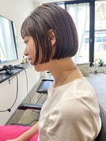 パープル(PURPLE)&nbsp;ミニボブ/切りっぱなしボブ/ショートヘア