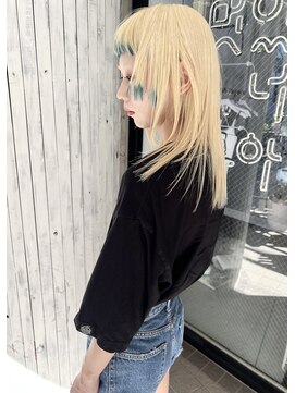 ヨッカ(YOCCA) レイヤーカット+ポイントカラー サイド