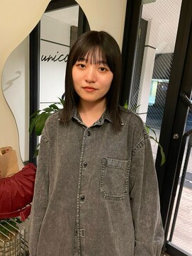 ユニコ(unico) 地毛風カラー/ミディアム