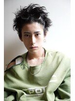 ネクスト 渋谷(NEXT)&nbsp;MEN’S HAIR/ブルーブラック/フェザーパーマ/渋谷ア