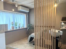 ウサギヘアー(Usagi hair)の雰囲気(リラックスできるシャンプー台です)