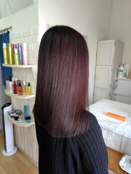 スクエアー(SQUARE)の写真/≪髪質改善メテオ縮毛矯正&髪質改善メテオTr≫ダメージレスで"まっすぐ過ぎない"自然なストレートへ♪