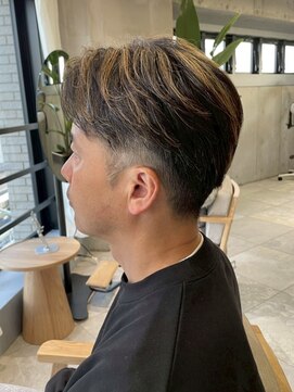 キリ 逗子(kiri) 逗子葉山ツーブロックメンズハイライトサーフバレイヤージュM22