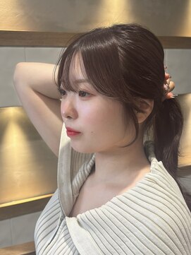 レクラ 渋谷(Leclat) 顔周りカット艶カラー