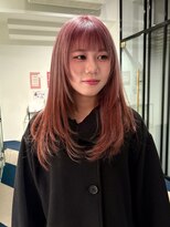 ラパンセノアール(LA PENSEE NOIR)&nbsp;pink×レイヤーカット