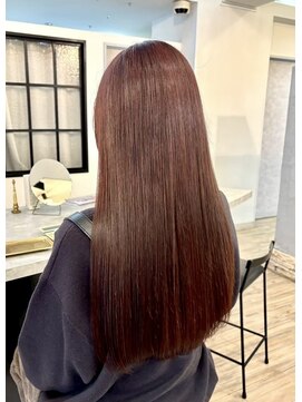 ヴィサージュバスク(VISAGE ba.s.k) 垢抜け叶うレッドブラウンスタイル