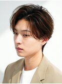 黒髪リクルートフェザーショートフェザーパーマ韓国マッシュ