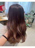 イメチェンナチュラルグラデーションカラー