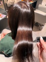 ユナイテッドビューティーウェストコースト(UNITED BEAUTY WEST COAST)&nbsp;髪質改善カラー/艶髪こっくりブラウン/ストレート