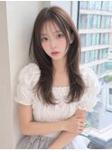 レイヤーカットハッシュカット/ウルフカット ハイレイヤーカット