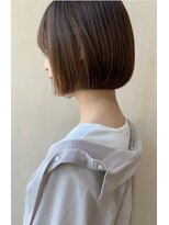 olu.hair新安城/髪質改善/ショート/白髪ぼかし/縮毛矯正【 9/7 NEW　OPEN（予定）】&nbsp;丸みボブ